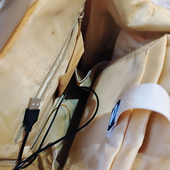 VSNOON Laptop Backpack Stylish College School Backpack with USB Black Pink Roses - Picture 13 of 13